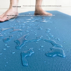 Tapis de yoga en caoutchouc antidérapant haute densité résistant à l'usure, épaisseur 5 mm, 183 cm, durable, tapis de yoga <span class=keywords><strong>PRO</strong></span> avec avantage de pliage - Product Image 4