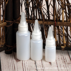 In stock: 10ml semi-transparent pointed-nose <b>bottle</b>, 20ml PE pigment and ink <b>squeeze</b> <b>bottle</b>, 30ml soft-bodied sealed <b>bottle</b>. - Product Image 1