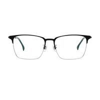 Dernier cadre de lunettes en titane pour hommes, vente en gros