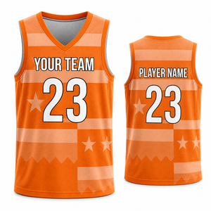 เสื้อบาสเก็ตบอลพิมพ์ลายตามสั่ง พร้อมเทคนิคการพิมพ์แบบ Sublimation เต็มตัว ระบายอากาศได้ดี สำหรับทุกเพศ ผลิตจากโพลีเอสเตอร์ 100% พร้อมชื่อทีมและหมายเลข ชุดกีฬา - Product Image 5