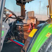 Tracteur agricole d'occasion Deutz Fahr CD704 70 CV 4x4, origine Shandong, certifié, rapport d'inspection vidéo, moteur à engrenages
