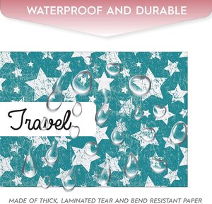 Système d'enveloppe d'argent liquide, portefeuille avec 12 enveloppes de billets étanches, 24 étiquettes vierges - Product Image 4