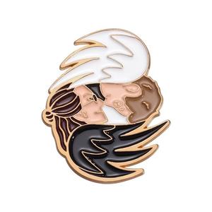 कस्टम कार्टून धातु नरम तामचीनी पिन जेसस क्रॉस ब्रोच-धार्मिक ईसाई लैपेल बैज - Product Image 3