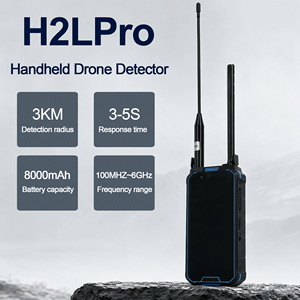 Détecteur de drone FPV portable haute précision avec système de détection de drone en temps réel, détecteur de signal UAV portable 100 MHz-6 GHz - Product Image 1