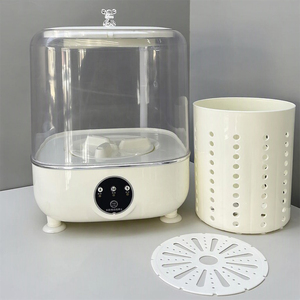 Mini lave-linge portable à chargement par le haut avec commande automatique pour usage domestique, couleur bleu clair, corps en plastique - Product Image 3