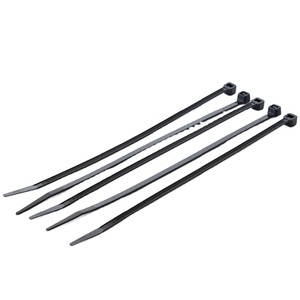 Diskon besar ikatan kabel nilon kabel kualitas baik dengan penguncian otomatis 4.8*300mm borgol plastik ikatan kabel nilon hitam putih - Product Image 4