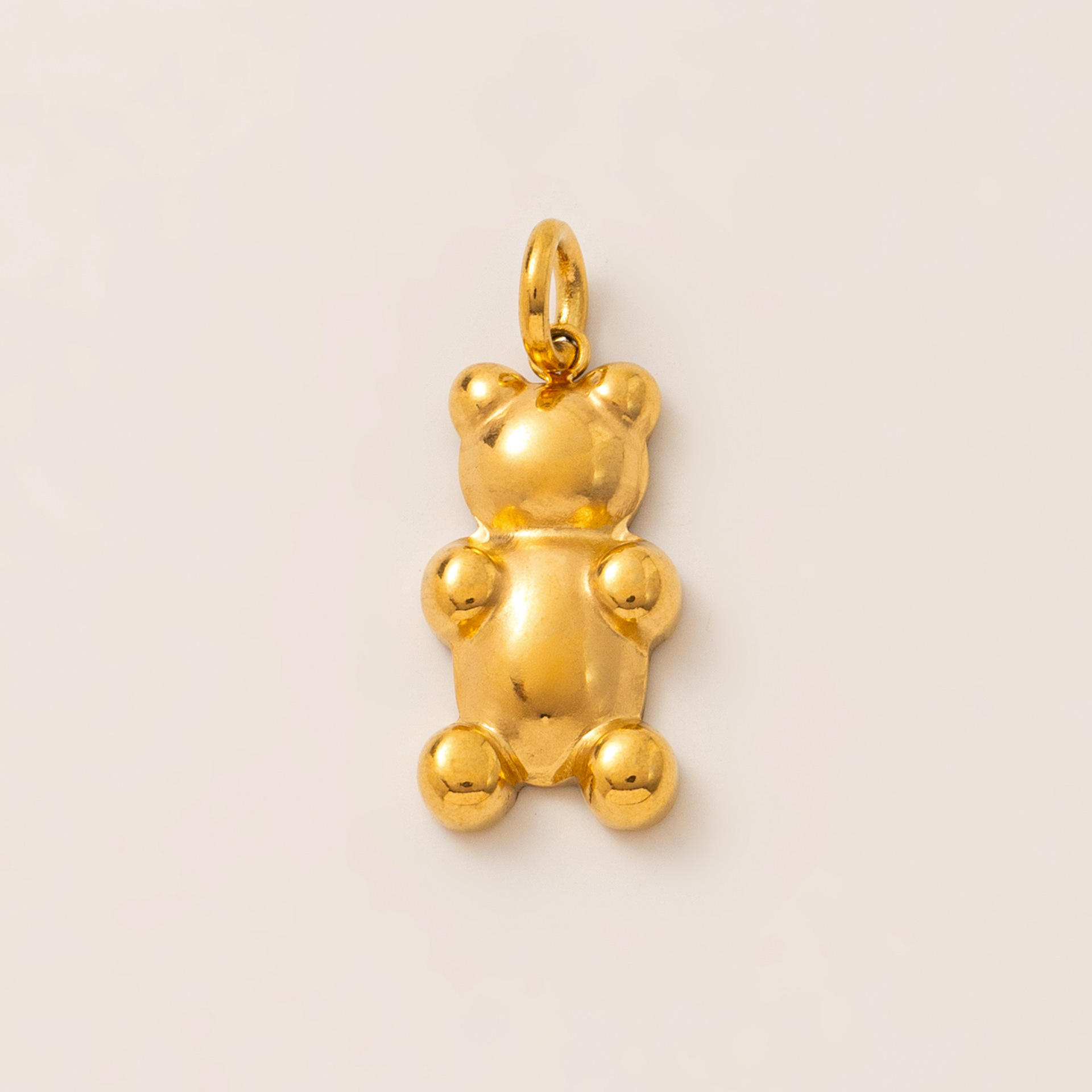 Gold Little Bear Pendant