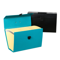 Organisateur de documents portable extensible en papier, 19 pochettes avec poignée et onglets d'indexation Z, boîte de rangement pour documents, dossier accordéon, bureau