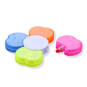 Bán Buôn Mini Hình Vuông Đa Màu Sắc Huỳnh Quang Bút/4 Màu Sắc Trong 1 Màu Nước Highlighter Bút Đánh Dấu - Product Image 4