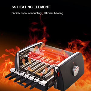 Black Non-stick Smokeless Korean Bbq Portable Electric Grill <strong>Table</strong> Flat <strong>Top</strong> Grill <strong>Barbeque</strong> Grill With Side Cooker - Product Image 2