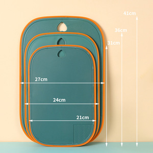 Tabla de cortar de plástico sin BPA de tamaño mediano para uso en cocina, ideal para cortar trigo - Product Image 2