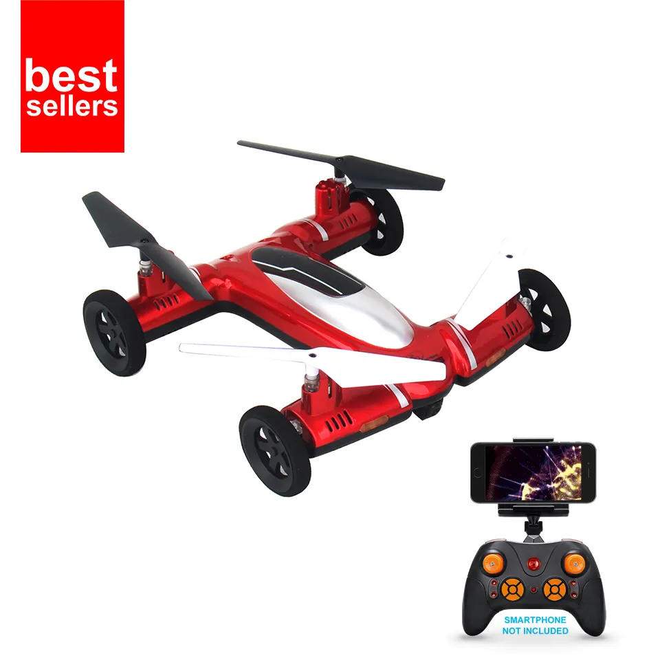 Remote Control Car Drone with Camera RC car Quad copter Wifi photography RC flying car APP control