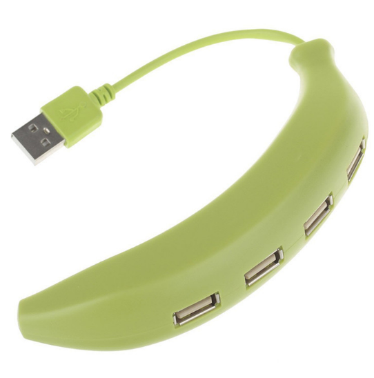New Fruit Design Gift USB Hub Mango Shaped 2.0 USB Hub 4 Ports for Computer