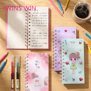 <span class=keywords><strong>Francia</strong></span> últimos nuevos productos de papelería personalizado impreso dibujos animados encantador lindo pequeño cuaderno espiral cuaderno para estudiantes 1925 - Product Image 1