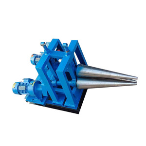 Máquina Dobladora de Rodillos Cónicos Pequeña, 3 Rodillos, Manual, para Formar Placas de Acero al Carbono, Multifuncional - Product Image 5