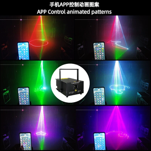 Luz Láser para Espectáculos, IP65, Animación RGB <span class=keywords><strong>de</strong></span> 15W, para Bodas, Discotecas, Escenarios, Control por DMX512/ILDA y Aplicación, Color Completo, Parada <span class=keywords><strong>de</strong></span> Emergencia, 5 Protecciones - Product Image 3