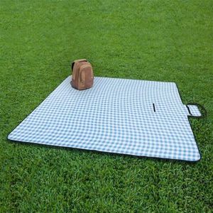 Bulk <b>Large</b> Square Custom Logo Outdoor Folding Carrier Oxford Cloth+PVC Sand Proof Waterproof Lightweight Durable BBQ Picnic - Product Image 1