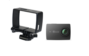 Action Camera accessories <strong>4K</strong> SportsHousing Side Mount camera Protective Frame <strong>Case</strong> with Mount Adapter For <strong>Xiaomi</strong> YI II Xiaoyi 2 - Product Image 4