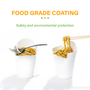 ZJPACK Biodegradable Custom Print Leak-proof Microwaveable <strong>Noodle</strong> Pasta Takeaway <strong>Box</strong> Disposable <strong>Noodle</strong> Paper <strong>Box</strong> - Product Image 5