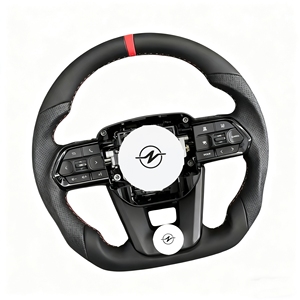 Volant en cuir de style sport personnalisé pour Toyota Hilux LC 70 79 Land Cruiser Pick-Up Fortuner 2017-2022 - Product Image 5