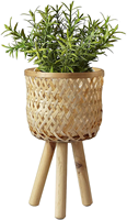 Offre spéciale Paniers en bambou naturel, pot de fleurs en bambou, support de fleurs, support de plantes d'intérieur, décoration pour la maison