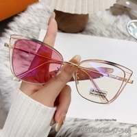 Nouvelles Lunettes de Soleil Photochromiques UV400 Sans Monture Effet Œil de Chat Tendance Style Européen et Américain pour Femme – Idéales pour l'Extérieur et l'International