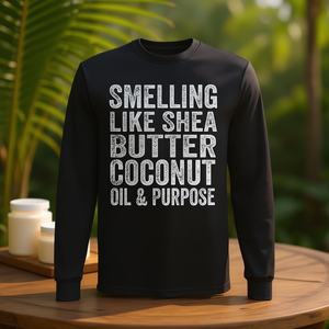 T-shirt à manches longues parfumé au beurre de karité et à l'huile de coco - Product Image 3