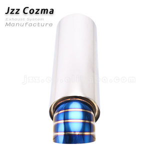 Tubo de Escape Universal Modificado, Silenciador de Acero Inoxidable, Puntas Decorativas, Diámetro de Entrada de <span class=keywords><strong>2</strong></span> a 3 Pulgadas, Salida de 4 Pulgadas, Silenciador de Carreras para Automóvil - Product Image 4