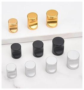 Modern Solid Aluminum Cabinet <strong>Knobs</strong> With Ergonomic Finger Notch Single Hole <strong>Pulls</strong> for Wardrobe Cupboard Doors - Product Image 2