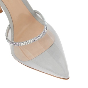 <span class=keywords><strong>Chaussures</strong></span> de soirée transparentes en PVC, souliers de fête élégants pour femmes, lanière à la cheville, bout pointu, talons hauts, <span class=keywords><strong>2022</strong></span> - Product Image 4