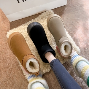 New Fashion Classical Ladies Thick Bottom Shoes <strong>Non</strong> <strong>Slip</strong> Large Cotton Warm Comfortable Snow <strong>Boots</strong> - Product Image 3