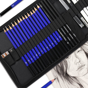 Juego de 35 Lápices de Dibujo con Lápices de Grafito y Carbón, Kit de Dibujo con Borradores, Materiales de Arte para Artistas y Estudiantes - Product Image 2