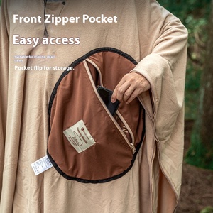 Manteau polaire polyvalent pour adultes-<span class=keywords><strong>Sac</strong></span> <span class=keywords><strong>de</strong></span> <span class=keywords><strong>couchage</strong></span> chaud et résistant à la saleté pour le camping en plein air et les voyages - Product Image 4
