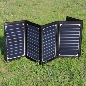Sac solaire portable haute efficacité 20W avec double chargeur USB pliable pour le camping en plein air - Product Image 2