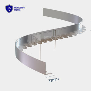 Bordure de <span class=keywords><strong>jardin</strong></span> <span class=keywords><strong>en</strong></span> aluminium 6063 durable et flexible Princeton, finition usinée, <span class=keywords><strong>pour</strong></span> sécuriser les briques, les pavés et les pierres - Product Image 1