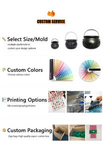 Nuevo <span class=keywords><strong>Caldero</strong></span> <span class=keywords><strong>de</strong></span> <span class=keywords><strong>Bruja</strong></span> <span class=keywords><strong>de</strong></span> Plástico Verde con Asa, Impermeable, para Fiestas <span class=keywords><strong>de</strong></span> Halloween, Graduación y Fiestas Infantiles - Product Image 6