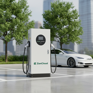 Chargeur rapide DC 80 kW haute performance à double connecteur CCS2 GBT, station de <span class=keywords><strong>recharge</strong></span> intelligente 4G RFID pour véhicules, avec télécommande et interaction vocale mains libres - Product Image 1