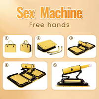 Produit phare : Robot sexuel vibrant automatique pour adultes, machine à godemichets à poussée, jouet sexuel portable en silicone en forme de sac à main