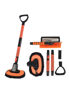 Juego de 6 cepillos para lavado de coches <span class=keywords><strong>Aido</strong></span> de suministro directo de fábrica, cepillos integrados para limpieza y eliminación de nieve, cepillos de limpiaparabrisas con cerdas de mopa - Product Image 1