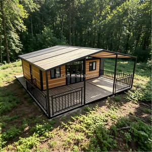 Vente directe de maison préfabriquée extensible en conteneur avec salle de bain, maison modulaire en acier léger préfabriquée, Casa Modular - Product Image 1