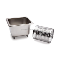 Penggiling Mentega Stainless Steel Komersial untuk Restoran, Peralatan Katering, Panci Peleleh Mentega