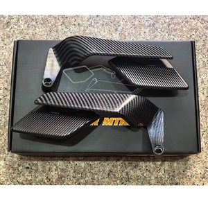 Gương chiếu hậu xe máy thể thao đa năng màu đen cánh cố định - Product Image 2