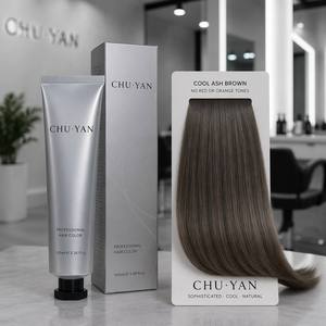 ครีมย้อมผมสีน้ำตาลเข้มสำหรับผู้ชายแบบขายส่ง - ซีรีส์โทนสีเย็น - สูตรจากพืช ติดทนนาน เกรดเครื่องสำอาง ปิดผมขาวได้ยาวนาน - Product Image 5