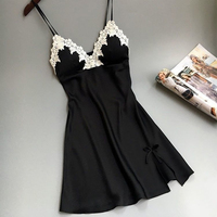 Robe de nuit pour femmes Wildness, vêtements de détente quotidiens, vêtements de nuit pour femmes, lingerie avec dentelle