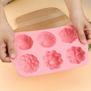 Moule à gâteau en silicone pour le bricolage, moule à dessert, accessoires de pâtisserie, <span class=keywords><strong>mousse</strong></span> en silicone, moule à savon et bougie - Product Image 6