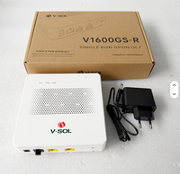 VSOL V1600GS-R Mini GPON OLT Tanpa Kipas 1 Port 1:64 10GE SFP+ Uplink V1600GS-R untuk SOHO Desktop