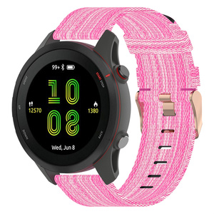 Correa de reloj de lona de nailon de tela deportiva de 18mm, 20mm, 22mm para <span class=keywords><strong>Garmin</strong></span> <span class=keywords><strong>Forerunner</strong></span> 265 265S 255 255 165 s 245 - Product Image 3
