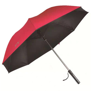 Parapluie Droit Anti-UV Spécial Pluie avec Ventilateur Solaire USB Intégré - Product Image 6