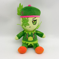 Peluche Griefer personnalisée avec logo Blocktales, jouet en peluche vert créatif de Noël, poupée en coton douce et mignonne, cadeau idéal