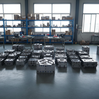 Machine de moulage par injection de plastique de 530 tonnes pour la production de palettes en HDPE et de matériaux PC/PA, avec roulement de moteur